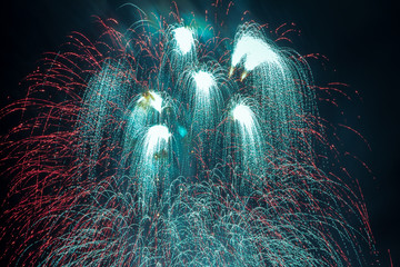 Colorful fireworks