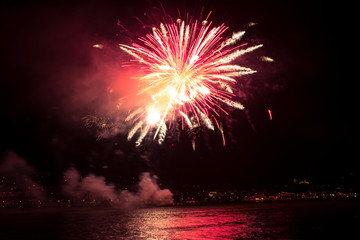 Colorful fireworks