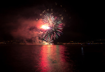 Colorful fireworks