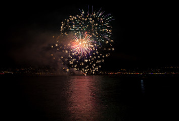 Colorful fireworks