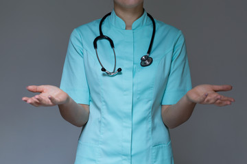 Doctor hands ready for work