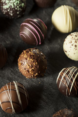 Fancy Dark Chocolate Truffles