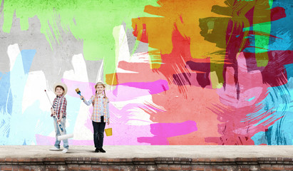 Colorful childhood