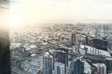 Fototapeta premium Modern city view