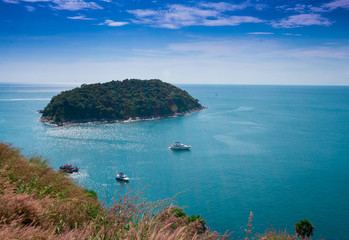 Summer time in Asia Thailand Beach blue sky,PHUKET