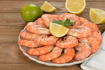 Boiled shrimp