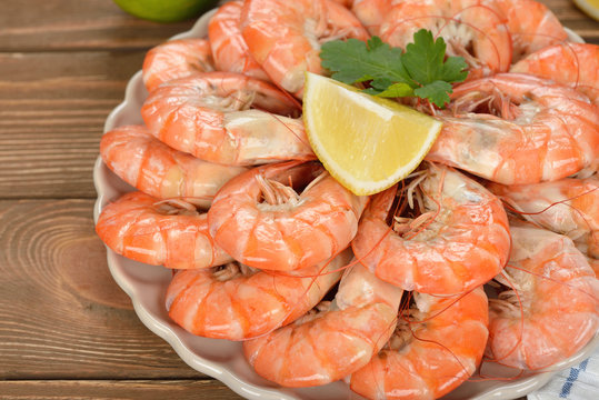 Boiled shrimp