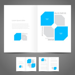 brochure design booklet template vector geometric abstract