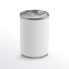 blank aluminum can