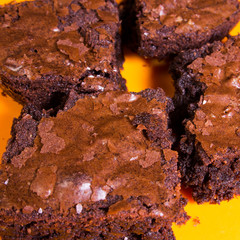Brownies on a plate