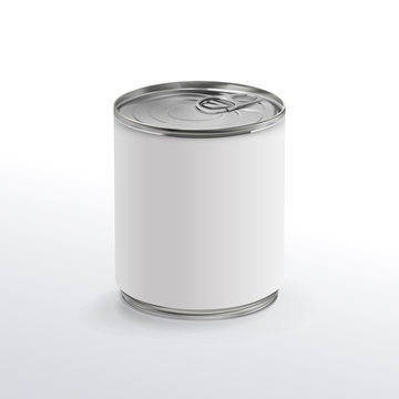 blank aluminum can