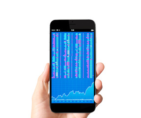 Smart phone in hand