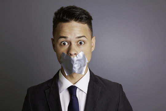 Duct Tape On Mouth Images – Browse 977 Stock Photos, Vectors, and Video |  Adobe Stock