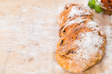 Fresh baked Ciabatta