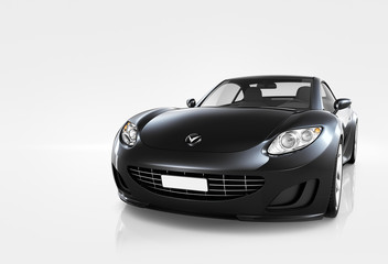 Naklejka premium Car Automobile Contemporary Drive Driving Vehicle Concept