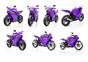 Motorcycle Motorbike Bike Riding Rider Contemporary Concept