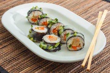Japanese food sushi