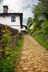 Revival houses in the architectural complex Bozhenci, Bulgaria