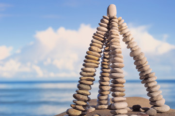 Obraz premium Pyramidal Zen