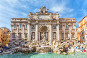 Naklejka na ściany i meble Trevi Fountain in Rome, Italy