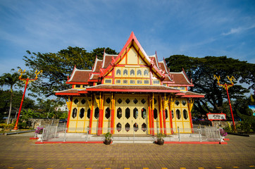 Royal pavilion at Hua Hin railway station,Hua Hin Thailand