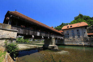 Fototapeta premium Schweiz - Freiburg - Fribourg