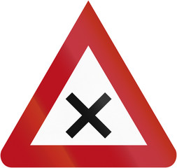 Obraz premium Highway Direction Sign 1938