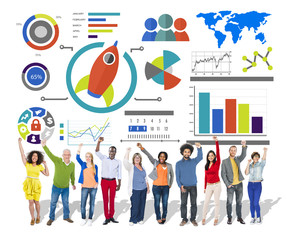 Business Chart Innovation Teamwork Global Business Concept