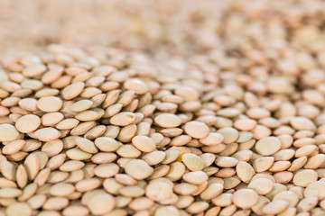Brown Lentils Backgorund