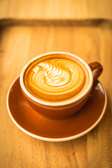 Latte coffee