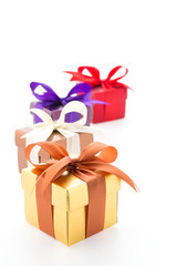 Gift box isolated on white background