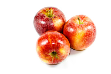 Frische rote Äpfel