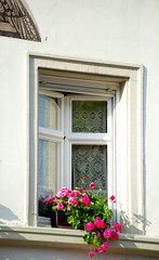 Fototapeta na wymiar Fenster in der Altstadt von Konstanz