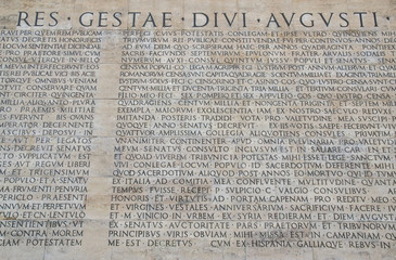 Res Gestae dell'imperatore Augusto
