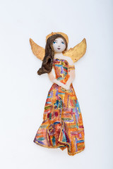 Beauty Angel  painted manually with acrylic paints
