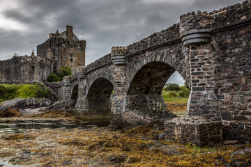 Obrazy na Plexi  Zamek Eilean Donan, Szkocja, Wielka Brytania