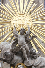 Fototapeta na wymiar Angel on St. Stephens Cathedral in Vienna