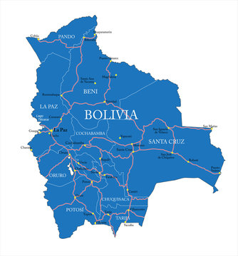Bolivia map
