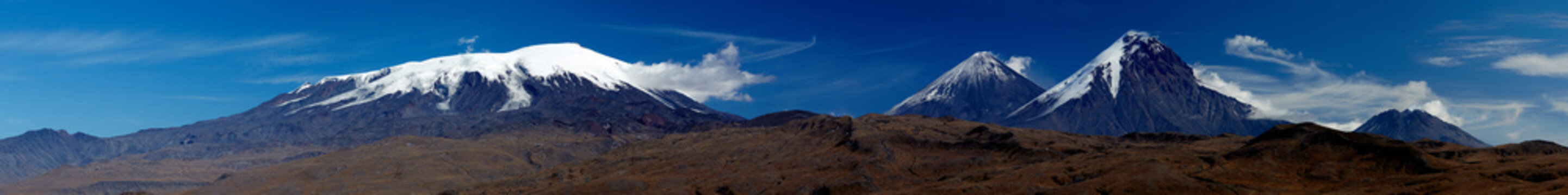 Volcano of Kamcatka large panorama