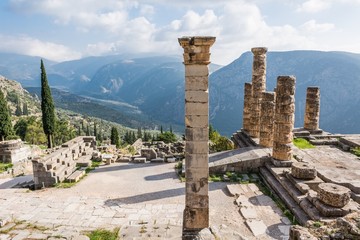 Ruins of an ancient temple