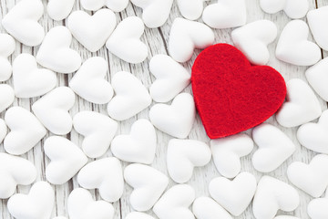 Obraz premium hearts for the feast of St. Valentine,