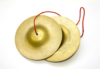 Closeup Thai cymbals