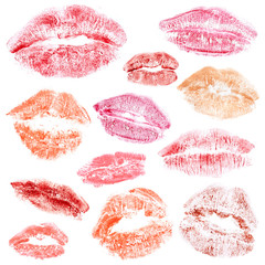 Lipstick kiss