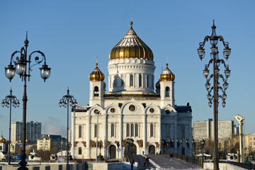 Christ Erlöser Kathedrale mit Goldenen Kuppeln