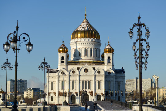 Christ Erl&ouml;ser Kathedrale mit Goldenen Kuppeln
