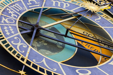 Naklejka premium Astronomical Clock in Prague, Czech Republic