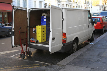 Delivery van