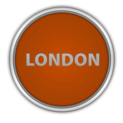 London circular icon on white background