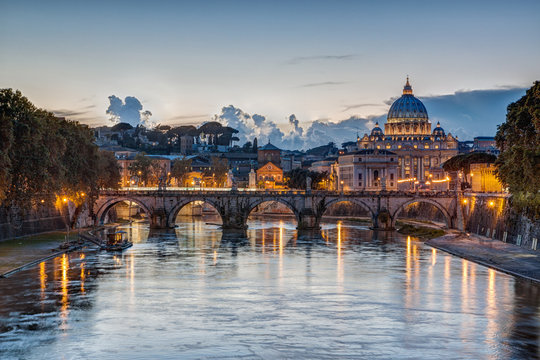 St. Peter’s Basilica in Rome, Italy