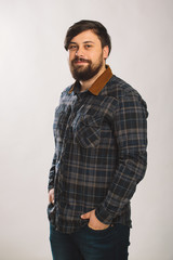 Guy in a plaid shirt